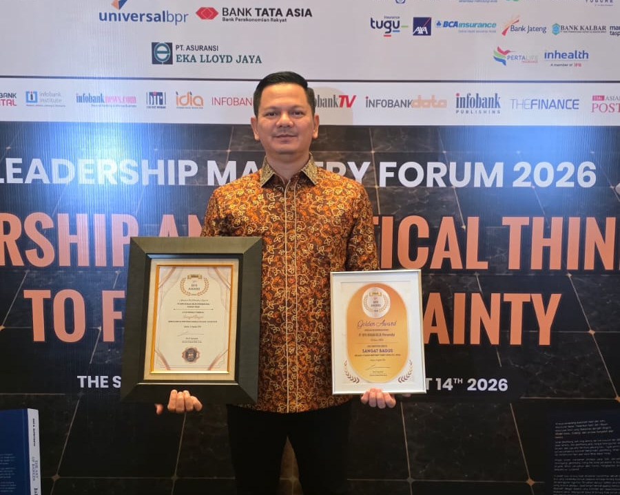 Bank Rohil Raih Golden Champion Infobank Awards 2026, Masuk 10 Besar BPR Terbaik Nasional
